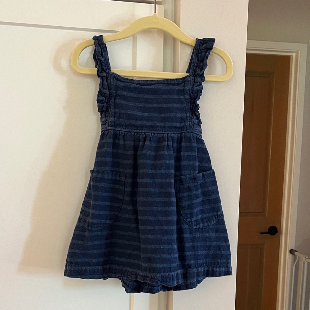 Mabo Annie Ruffle Strap Pinafore Dress